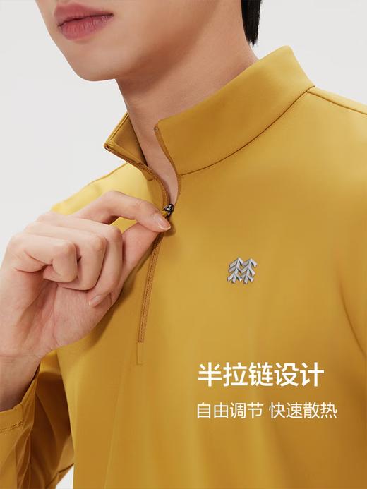 点此购买 可隆春秋季胸前硅胶小标半拉链男士运动速干长袖打底衫 ssy 341933 商品图10
