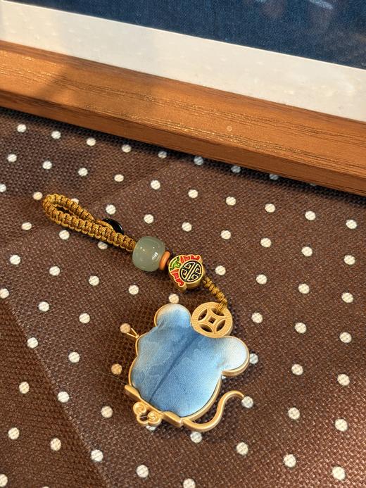 非遗扎染十二生肖挂件手工草木染布艺包挂钥匙挂饰品 商品图2