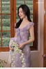 【门店同款】ENJOY春季“柔光芳序”藤萝紫花朵长裙 169648347 商品缩略图1