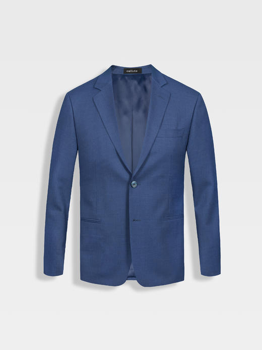 callisto蓝色绵羊毛西服 商品图0