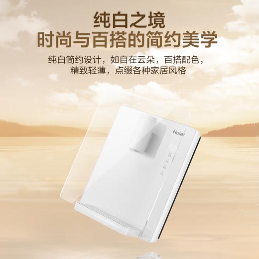 海尔（Haier）管线机云朵温热款壁挂式净水器伴侣100%真沸腾0硅胶管路0异味饮水机直饮机HGRZ2312 商品图6