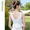 凡圣瑜伽气质蕾丝花朵飘带背心 FC16207 商品缩略图10