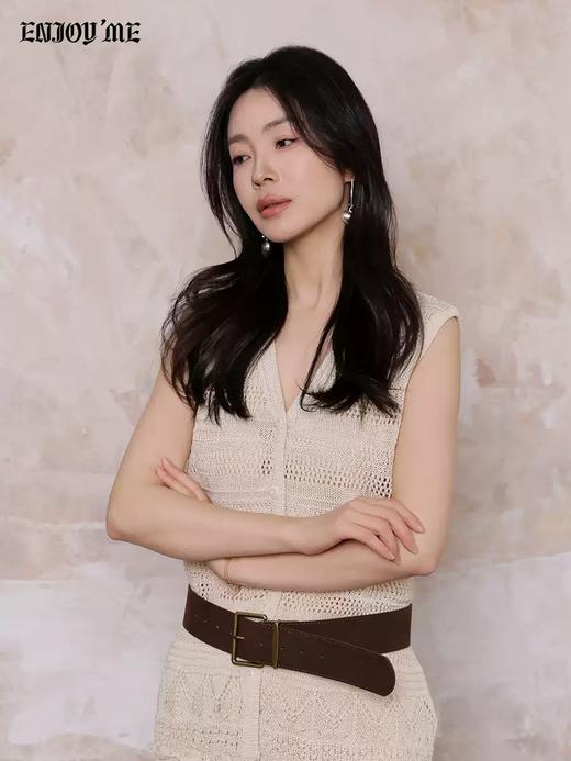 【门店同款】ENJOY春季“序光之旅”钩花针织马夹 169443835 商品图3