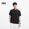 森马POLO衫男夏季含桑蚕丝质感短袖上衣基础百搭商务通勤针织衫 商品缩略图1