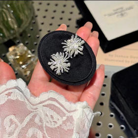 高级感银色珍珠银针耳环-纪念日百货门店同款169699081