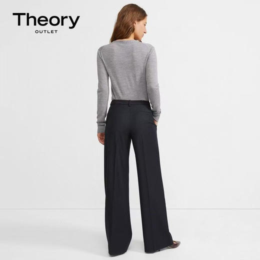 Theory希尔瑞女士羊毛混纺V领长袖针织开衫 商品图1