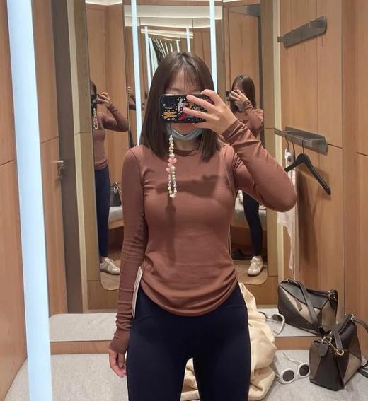 点此购买 Lulu露露Hold Tight地奥‬利兰精莫‬代尔女士圆‬领长袖打底衫 ye 341906 商品图10