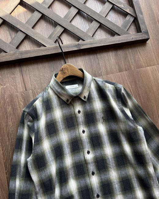 点此购买 哈吉斯秋季男士休闲通勤长袖衬衫 xj 341918 商品图5