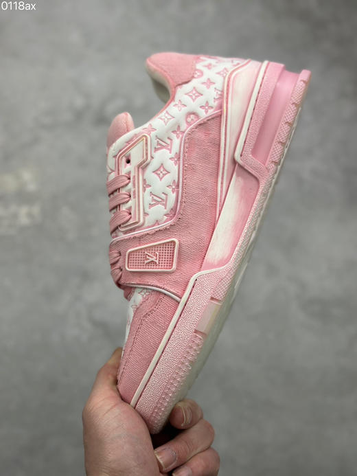 春季特惠💰880 路易威登 LV Trainer 低帮休闲板鞋 商品图6