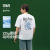 凉感T|森马哈利波特联名短袖T恤男夏季美式情侣装夜光印花针织衫 商品缩略图0