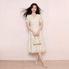 奢姿大码女装2026夏季减龄刺绣碎花V领连衣裙胖妹妹温柔风裙子9962894623 商品缩略图1