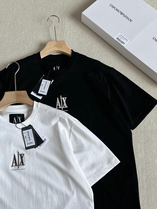 爆款来袭，2026专柜限定礼盒装！阿玛尼春夏男士纯棉宽松刺绣圆领薄T恤上衣内搭。 商品图8
