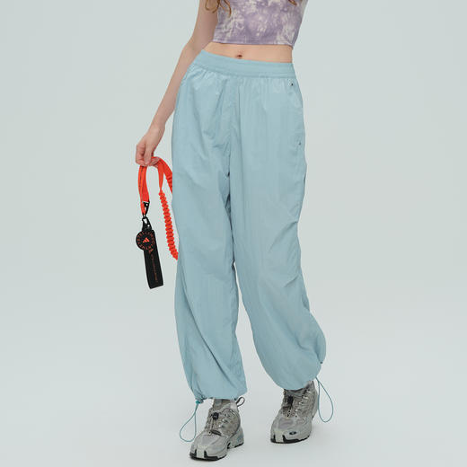 唤醒身心~从城市到原野！春季户外防泼水运动裤瑜伽裤女休闲松紧腰直筒健身裤舞蹈裤可收紧脚口 商品图3