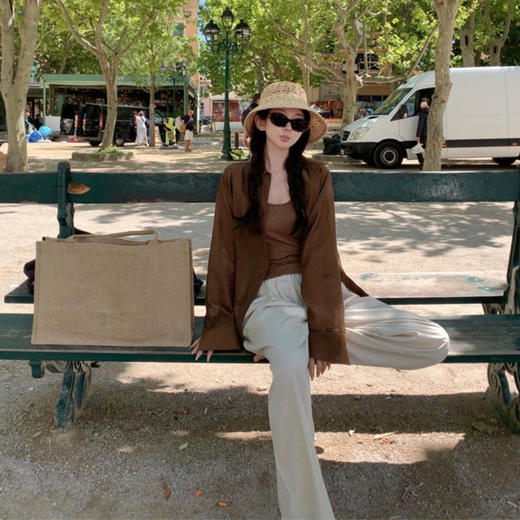 【爆单3-7天发】Beau Muse慵懒风全棉衬衫 | 多种温柔色系可选、休闲随性、透气舒适 商品图6