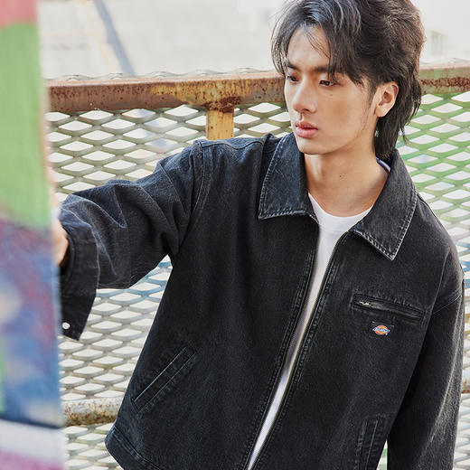 Dickies秋冬老爹风水洗牛仔外套底特律IKE机械师重磅夹克 DK0A87R4 商品图0