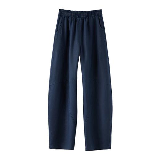 【走路带风】重磅100汗麻裤   会呼吸天然汗麻轻盈肌理感松弛镰刀裤拖拖裤 9912 商品图12