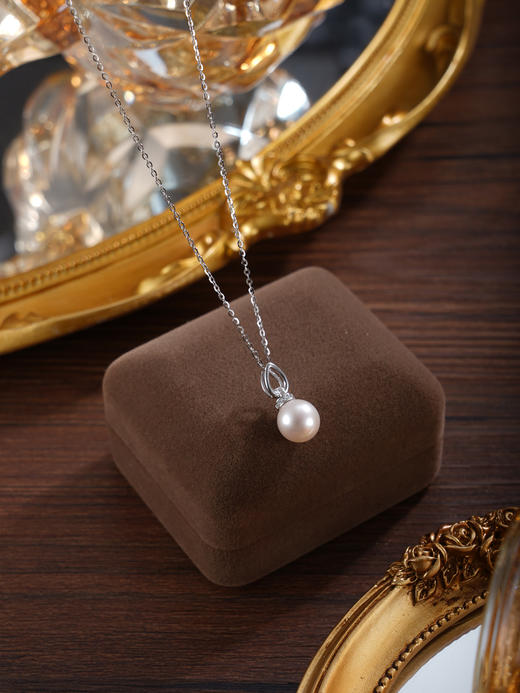 子佩集【缘起史诗】银S925珍珠惜王妃套链项链【P3164】双色水滴2602 商品图8