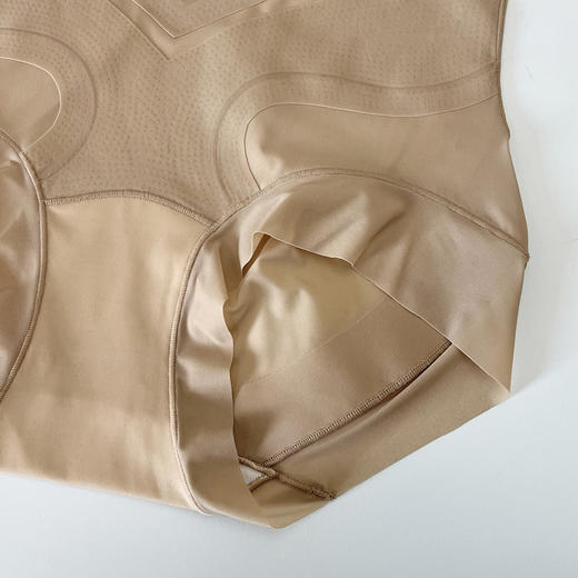 原单正品新款高腰果冻条透气冰丝提拉不卷不夹裸感无痕收腹提臀内裤 商品图9