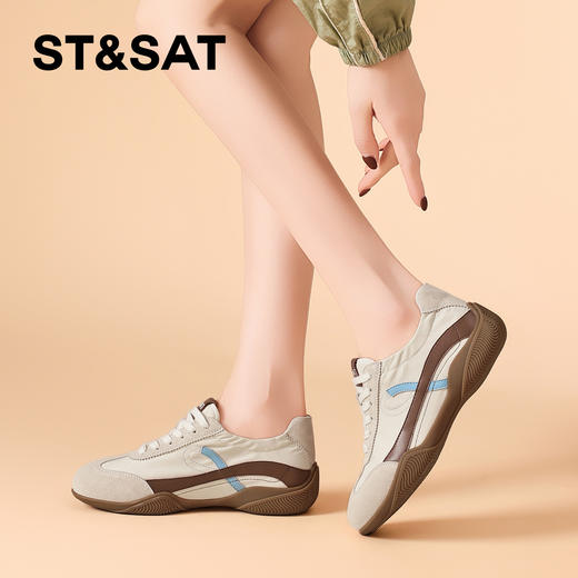 星期六26春新款休闲百搭厚底德训鞋SSE1112E0J 商品图6