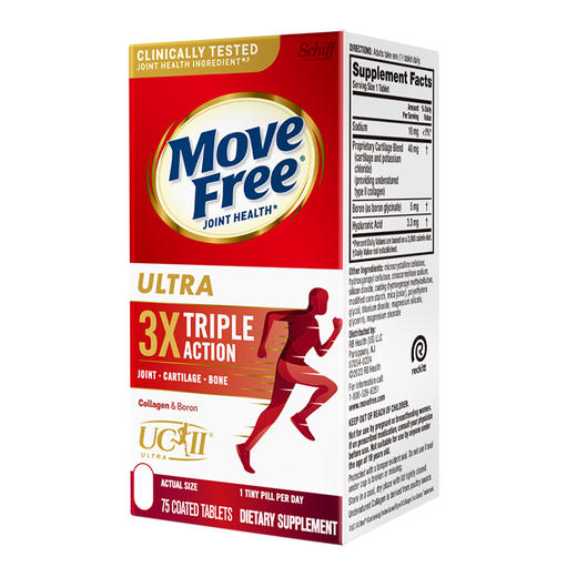 【山水专属】Move Free氨糖搭档 骨胶原白瓶75粒 商品图5