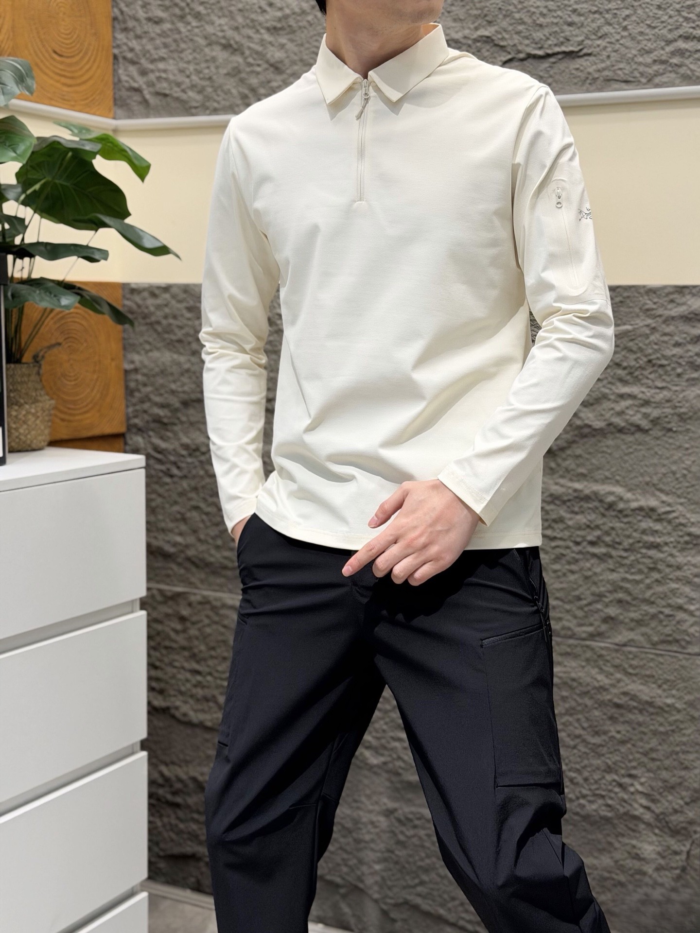 原单，始祖鸟商务休闲经典POLO衫，超级精英