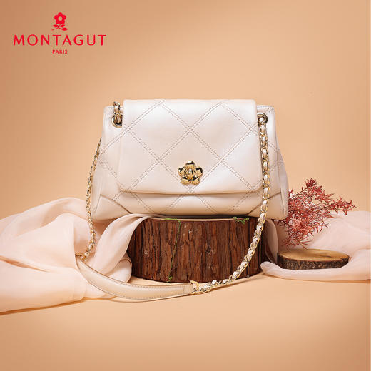 梦特娇女士休闲真皮链条包时尚单肩包可爱斜挎包 商品图12