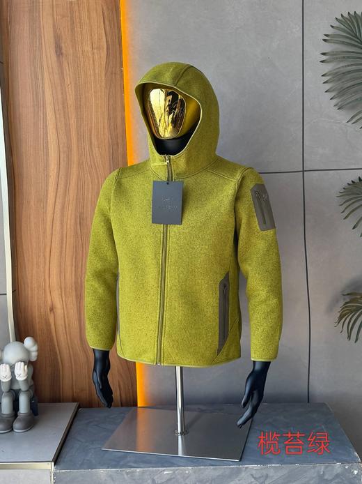 （8色连帽刺绣） ARC 2026春秋COVERT系列男女同款连帽开衫轻量抓绒外套！ 商品图4