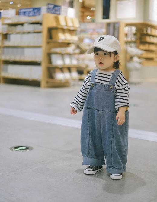 【卖原版的第7年】男女宝同款柔软背带裤潮流百搭换季新品 商品图3