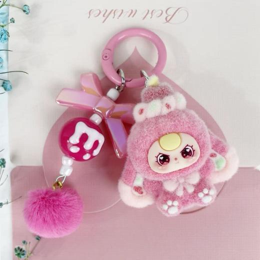 【小巧可爱❗百搭亮眼】娃三岁萌粒植绒卡通挂件书包包可爱公仔钥匙扣学生挂饰礼物闺蜜。xa 商品图1