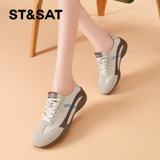 星期六26春新款休闲百搭厚底德训鞋SSE1112E0J 商品图7