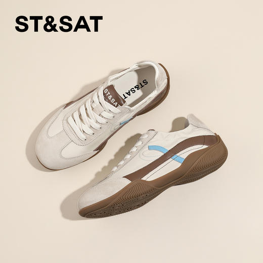 星期六26春新款休闲百搭厚底德训鞋SSE1112E0J 商品图1