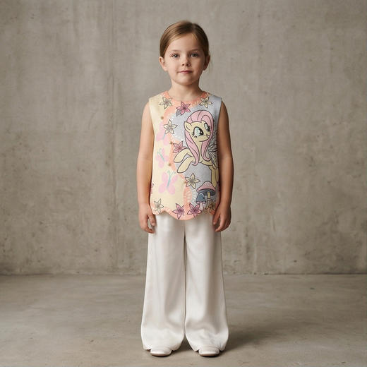 小马宝莉联名年衣童装马甲2026春季新款女孩小马宝莉马甲N1261007A05 商品图8