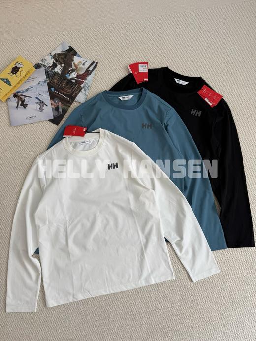 HH26春新中性款运动无束缚速干抗菌基础长袖T恤 商品图3