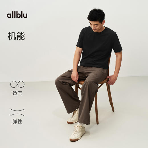 【夏Vol.1】allblu男装“质地天然功能实用”26春夏【机能汉麻】男士直筒长裤 商品图4