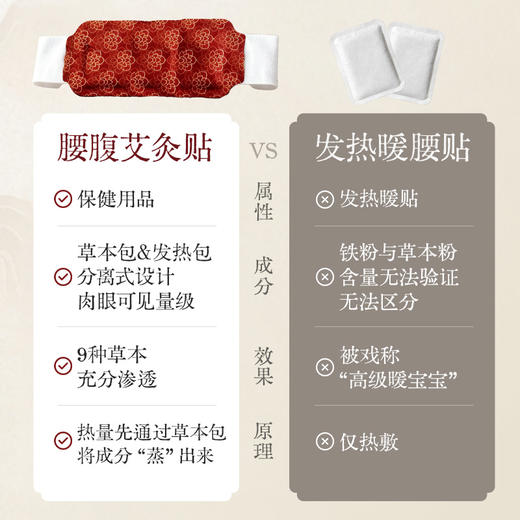 腰腹艾灸贴 1片/袋 传统艾灸精华 温暖呵护腰腹 商品图4