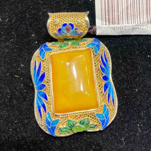 180元/克银烧蓝蜜蜡 商品图1