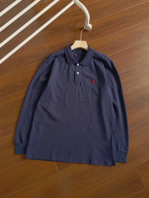 高品质PoL0长袖   刺绣款男士长袖polo衫商务休闲- 经典穿搭 商品图4