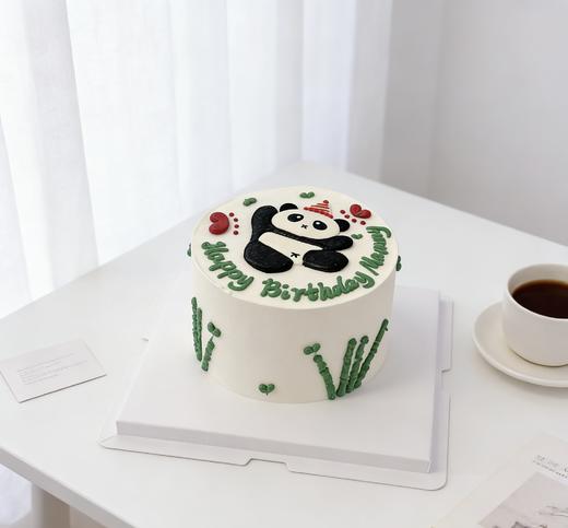 多款式~熊猫花花国宝可爱卡通手绘蛋糕-低糖处理无添加 商品图5