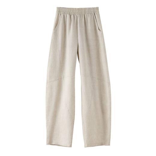 【走路带风】重磅100汗麻裤   会呼吸天然汗麻轻盈肌理感松弛镰刀裤拖拖裤 9912 商品图13