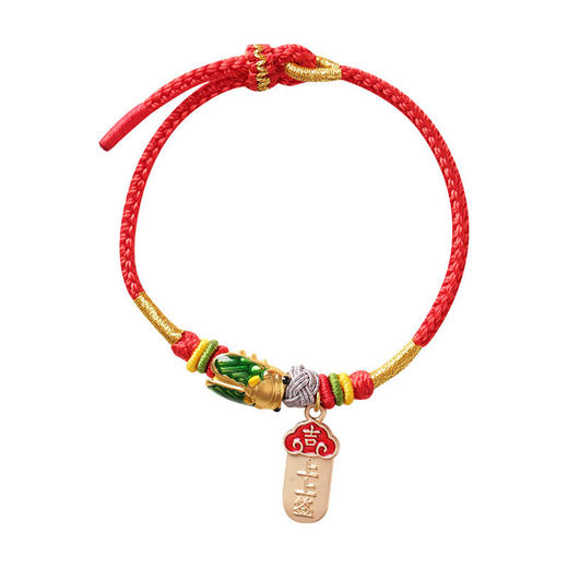 【祈愿吉品】一鸣惊人手绳文昌结红绳手链高考中考吉祥物 商品图4