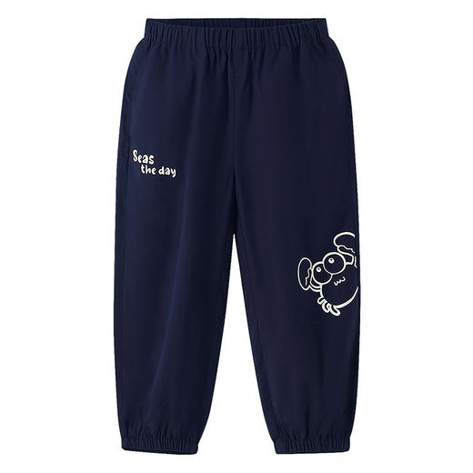 【实体店同款】男女童全腰梭织长裤夏季新款安奈儿童装XM626195 商品图6