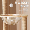 【宠物用品】-实木猫爬架猫窝一体猫咪爬架猫架子靠墙小户型不占地多功能组合 商品缩略图2