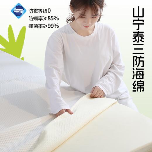 慕思（de RUCCI）薄床垫 乳胶床垫单人宿舍薄垫防螨榻榻米床褥垫 租房专用乳胶垫 5cm厚/三防海绵乳胶款-MCW1-079 1.2*1.9米学生床 商品图2