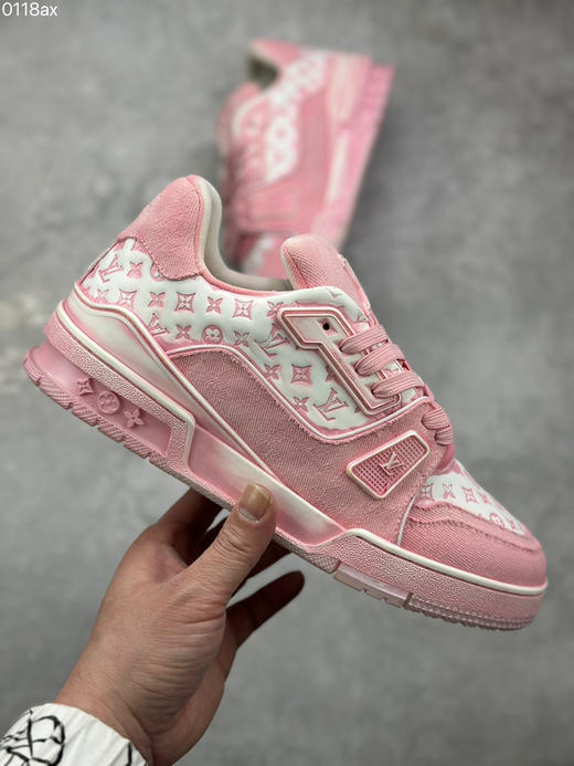春季特惠💰880 路易威登 LV Trainer 低帮休闲板鞋 商品图3