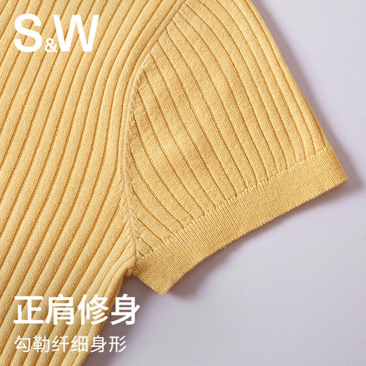 【SW速惟】 圆领运动透气简约休闲百搭毛针织衫4418 商品图3