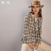 芳外新款格子西装外套知性时尚气质西服女8T21AX0330 商品缩略图0