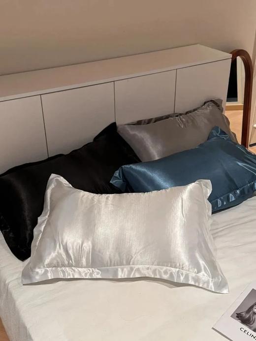 【SOOKIE 30姆米真丝枕套单只】含30%6A级桑蚕丝，自带珠光质感，滋养肌肤WD 商品图3