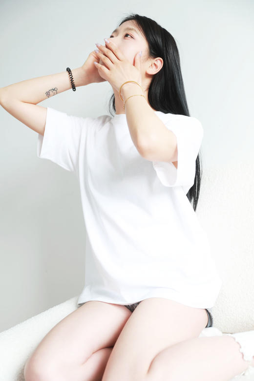 小方标基础tee，大货出口！！！亲肤全棉圆领复古纯色半袖E031168 商品图14