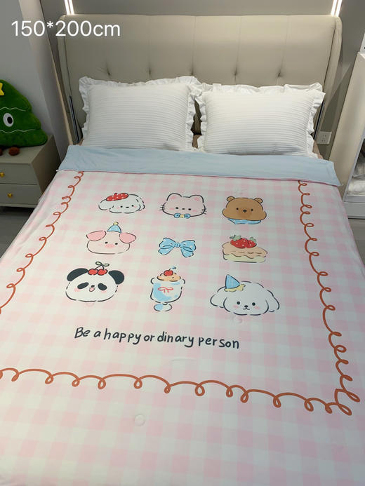 松植屋夏季空调被单人/双人舒压懒懒被水洗针织被 针织面料空调夏被 轻柔贴肤可轻柔机洗水洗 商品图6