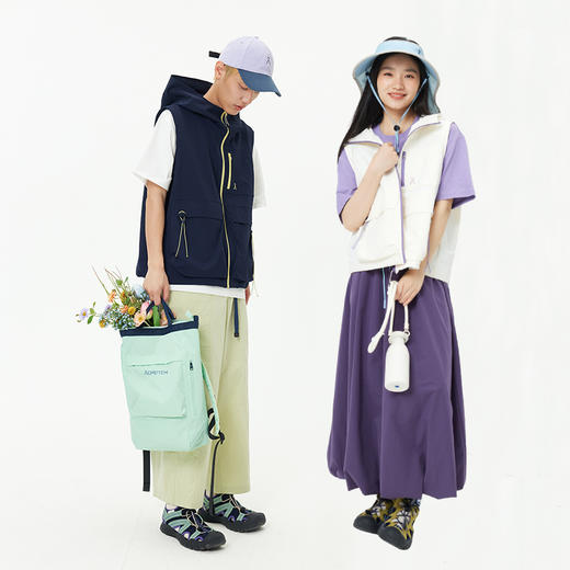 【出游季特惠-春夏新品】ACMEITEM爱棵米-连帽马甲GAH3090027A 商品图2